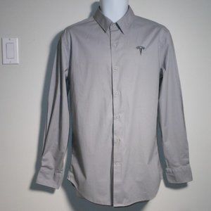 Tesla Grey company dress shirt